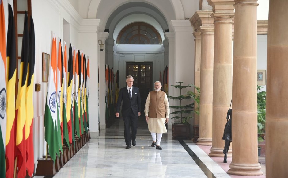 Ahead of the meeting with Modi, external affairs minister Sushma Swaraj had called on the visiting dignitary his first state visit to India following his ascension to the throne in 2013. Twitter@narendramodi Ahead of the meeting with Modi, external affairs minister Sushma Swaraj had called on the visiting dignitary his first state visit to India following his ascension to the throne in 2013. Twitter@narendramodi