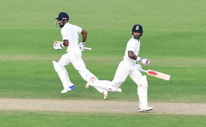 Shikhar Dhawan, KL Rahul dominate with bat as India bounce back against Sri Lanka on Day 4 of Kolkata Test Shikhar Dhawan, KL Rahul dominate with bat as India bounce back against Sri Lanka on Day 4 of Kolkata Test