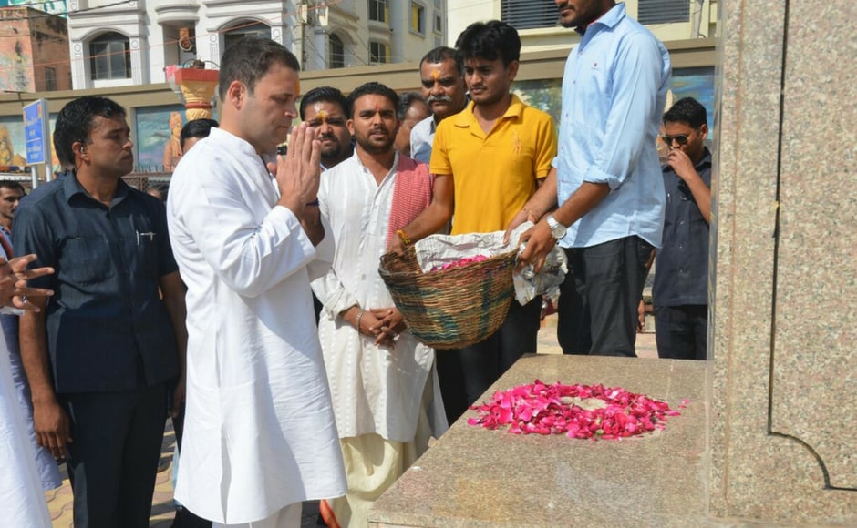Since the poll dates were announced, this is his sixth visit to the state. He has also faced fire from BJP who claim that his temple visits in the state are a pre-planned poll stunt. Image procured by Darshan Desai Since the poll dates were announced, this is his sixth visit to the state. He has also faced fire from BJP who claim that his temple visits in the state are a pre-planned poll stunt. Image procured by Darshan Desai