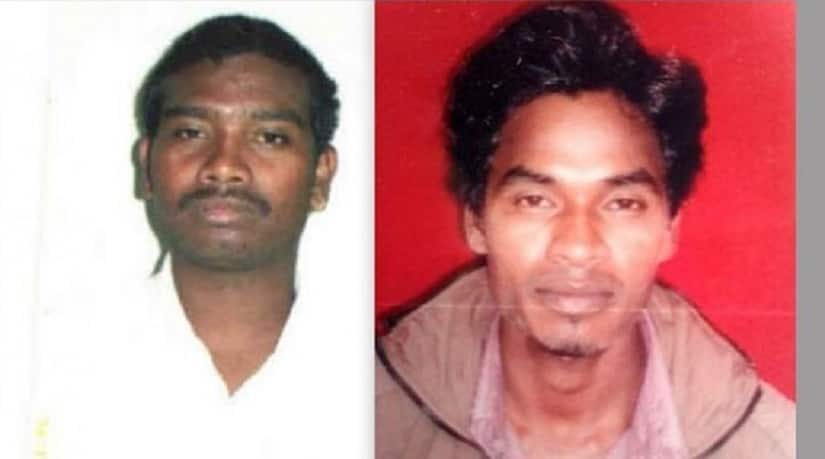 Journalists Santosh Yadav and Somaru Nag, who were arrested on sedition charges. Image courtesy Avdhesh Mallick