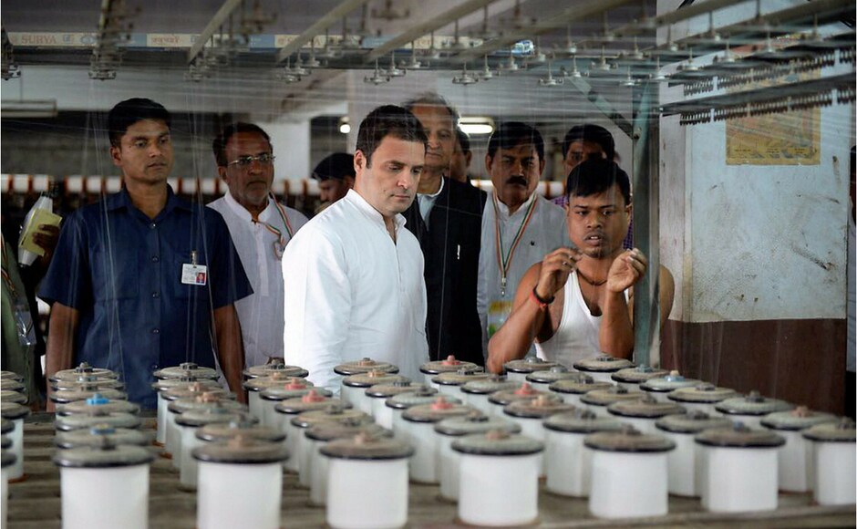 Observing a 'black day' on the anniversary of demonetisation, he said that note ban and goods and services tax (GST) rollout have broken the legs of Surat. PTI Observing a 'black day' on the anniversary of demonetisation, he said that note ban and goods and services tax (GST) rollout have broken the legs of Surat. PTI