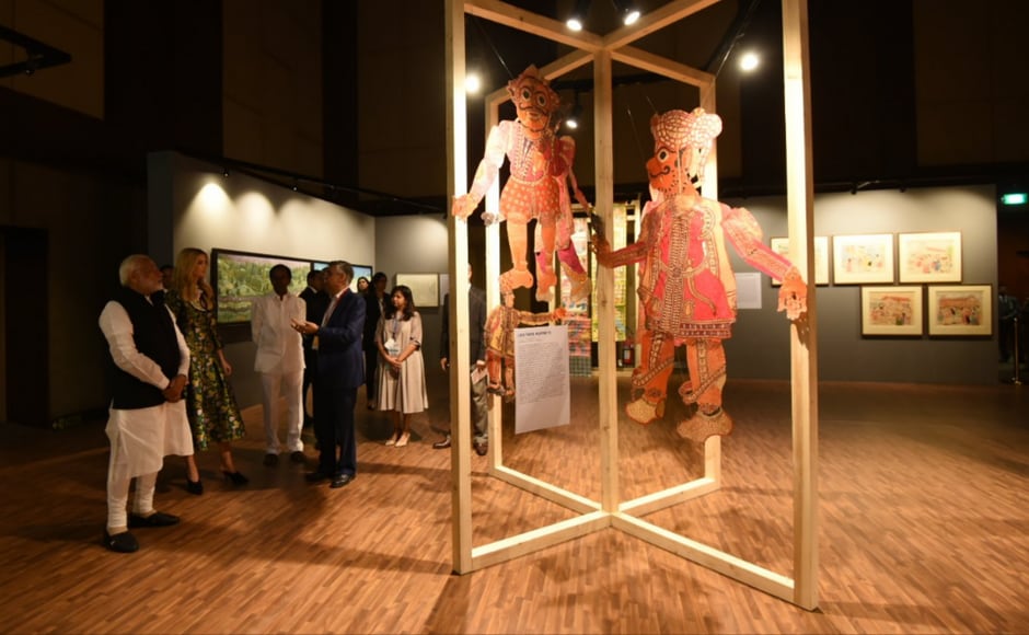 Calling young entrepreneurs the vehicles of change, Narendra Modi invited the business fraternity from all over the world to 'make in India.' At the summit, the two leaders also observed artwork at an exhibition. Twitter@NarendraModi Calling young entrepreneurs the vehicles of change, Narendra Modi invited the business fraternity from all over the world to 'make in India.' At the summit, the two leaders also observed artwork at an exhibition. Twitter@NarendraModi