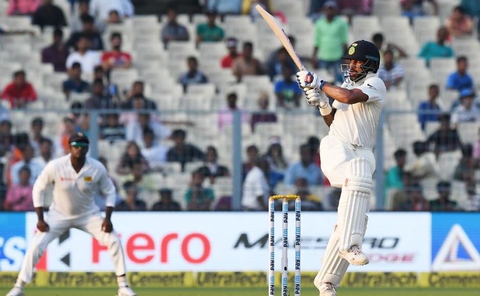 Dhawan played some glorious shots on his way to 94. He should've converted the knock into a century but he fell victim to Dasun Shanaka. AFP Dhawan played some glorious shots on his way to 94. He should've converted the knock into a century but he fell victim to Dasun Shanaka. AFP
