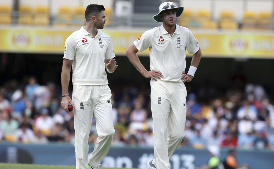 Experienced bowling duo of James Anderson, left, and Stuart Broad too couldn't make inroads in the Australian batting line up in the 2nd innings. AP Experienced bowling duo of James Anderson, left, and Stuart Broad too couldn't make inroads in the Australian batting line up in the 2nd innings. AP