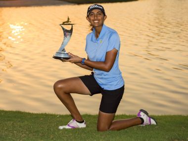 Indian golfer Aditi Ashok survives late scare to claim third Ladies European Tour trophy in Abu Dhabi Indian golfer Aditi Ashok survives late scare to claim third Ladies European Tour trophy in Abu Dhabi