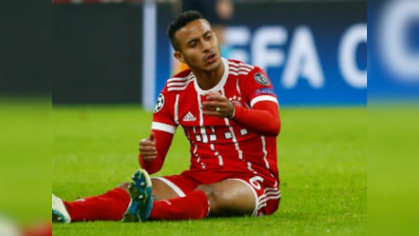 Bundesliga: Bayern Munich midfielder Thiago Alcantara out for 'lengthy period' with thigh injury