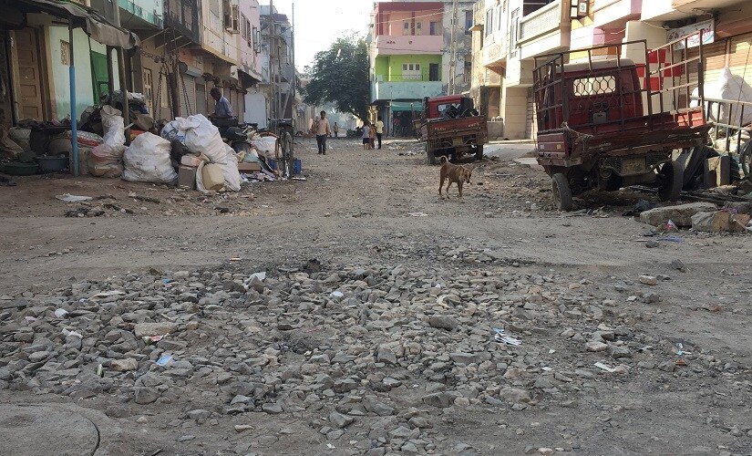 Muslims feel they are discriminated against and there are no facilities in their area. Image procured by the author