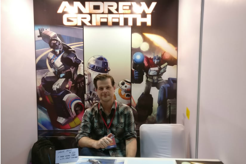 Andrew Griffith at Mumbai Comic Con 2017