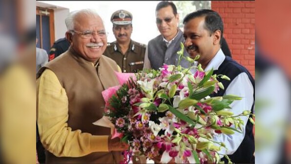 Kejriwal, Khattar resolve to improve Delhi air quality; CMs discuss ways to check stubble burning, vehicular pollution