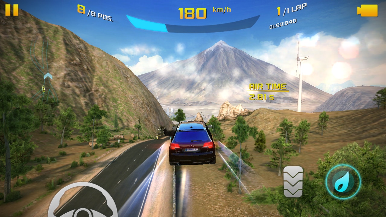 Asphalt 8: Airborne at max graphic setting was playable with just one or two occasional frame-drops even through extended sessions.
