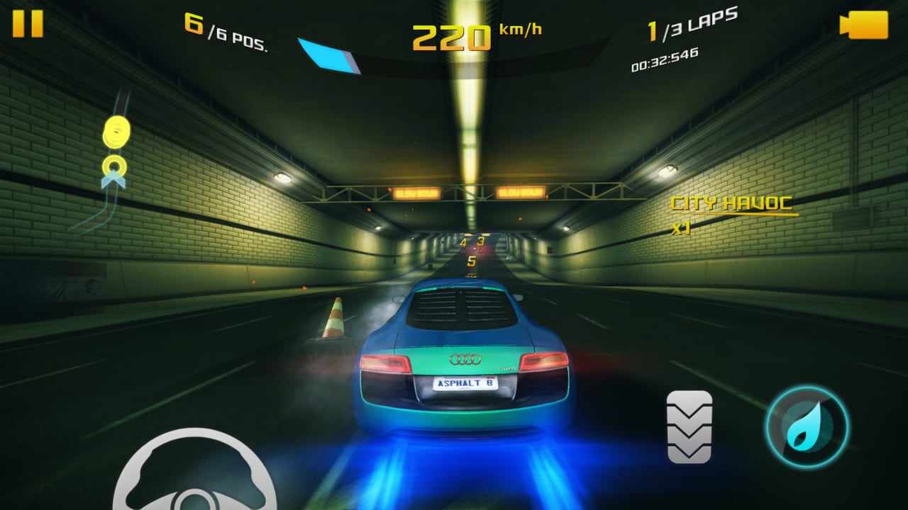 Asphalt 8: Airborne was playable for extended sessions on maxed out settings.