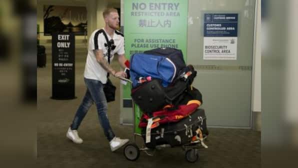 Ashes 2017: Suspended Ben Stokes jokes about working on his golf swing after landing in New Zealand