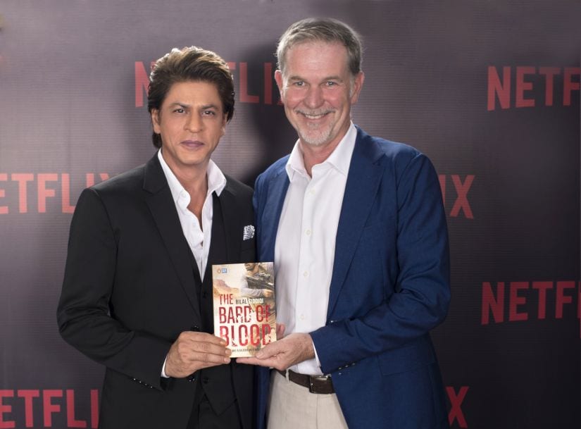 Shah Rukh Khan with Reed Hastings, Netflix Founder and CEO