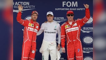 Brazilian Grand Prix: Valtteri Bottas secures third career pole position as Lewis Hamilton crashes out