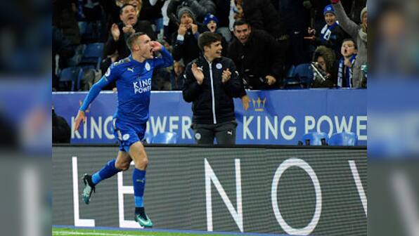 Premier League: Jamie Vardy's 100th goal helps Leicester City derail Tottenham Hotspur's title hopes