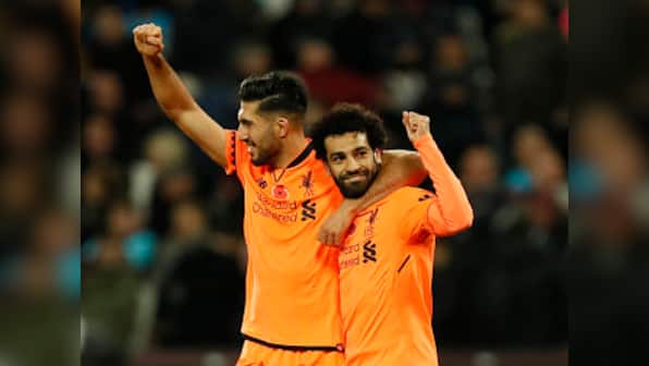 Premier League: Mohamed Salah's brace helps Liverpool down West Ham; Leicester City held at Stoke City