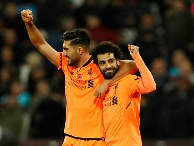 Premier League: Mohamed Salah's brace helps Liverpool down West Ham; Leicester City held at Stoke City