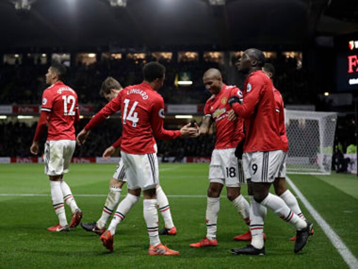 Premier League: Manchester United beat Watford to cut City's lead to five points; Leicester stun Tottenham Hotspur