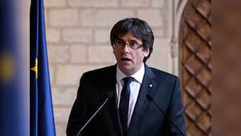 Carles Puigdemont released from jail, calls Spain 'undemocratic country' that unjustly jailed his colleagues