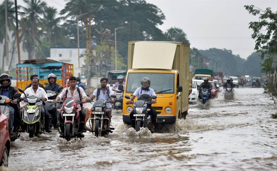 Chennai Rains 4 PTI