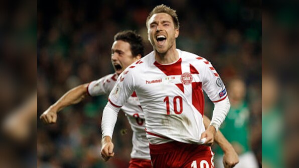 FIFA World Cup 2018 qualifiers: Christian Eriksen's hat-trick helps Denmark crush Ireland, secure finals berth