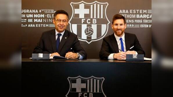 La Liga: Lionel Messi signs contract extension at Barcelona with whopping €700m buyout clause