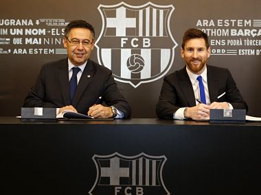 La Liga: Lionel Messi signs contract extension at Barcelona with whopping €700m buyout clause La Liga: Lionel Messi signs contract extension at Barcelona with whopping €700m buyout clause