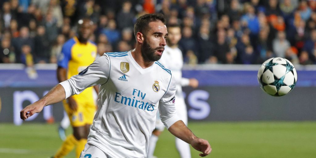 Champions League: Dani Carvajal could be banned for Real Madrid's R-16 ...