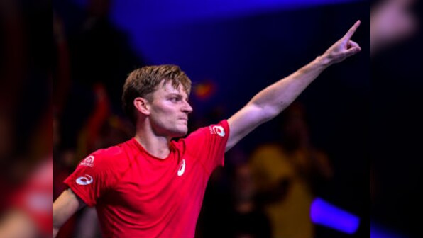 Davis Cup: David Goffin sweeps aside Lucas Pouille to give Belgium advantage in final against France