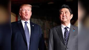 Ahead of high-stakes diplomacy around North Korea, Donald Trump and Shinzo Abe strengthen bonds