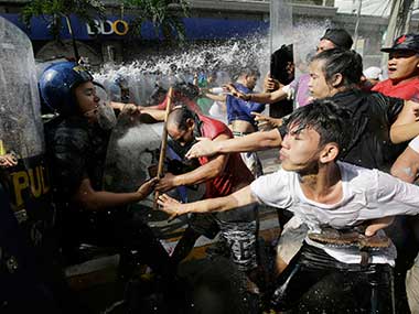 'Dump Trump' protests erupt in Manila as Philippines gears up to welcome US president 'Dump Trump' protests erupt in Manila as Philippines gears up to welcome US president