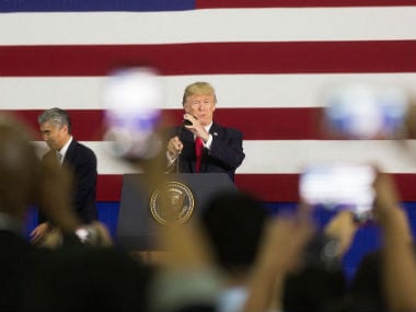 US president Donald Trump in Manila on Monday. Twitter @realdonaldTrump