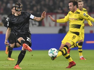 Bundesliga: Borussia Dortmund's title bid suffers setback as Andre Schurrle misses penalty in Stuttgart loss Bundesliga: Borussia Dortmund's title bid suffers setback as Andre Schurrle misses penalty in Stuttgart loss