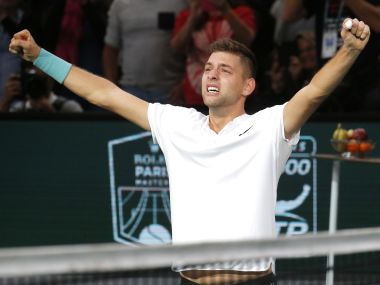 Paris Masters: Filip Krajinovic rallies past John Isner to reach final, ends American's ATP World Tour Finals bid Paris Masters: Filip Krajinovic rallies past John Isner to reach final, ends American's ATP World Tour Finals bid