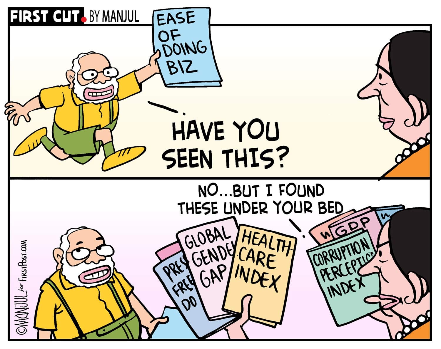 Cartoon by Manjul.