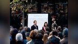 France mourns Paris attack victims two years after tragedy; President Emmanuel Macron lays wreaths at six locations