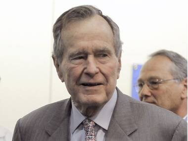 Former US president George HW Bush hospitalised in Maine for low blood pressure, misses Memorial Day Parade