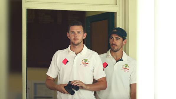 Ashes 2017-18: Mitchell Starc says 'genius' Josh Hazlewood allows Pat Cummins and himself to blast teams out