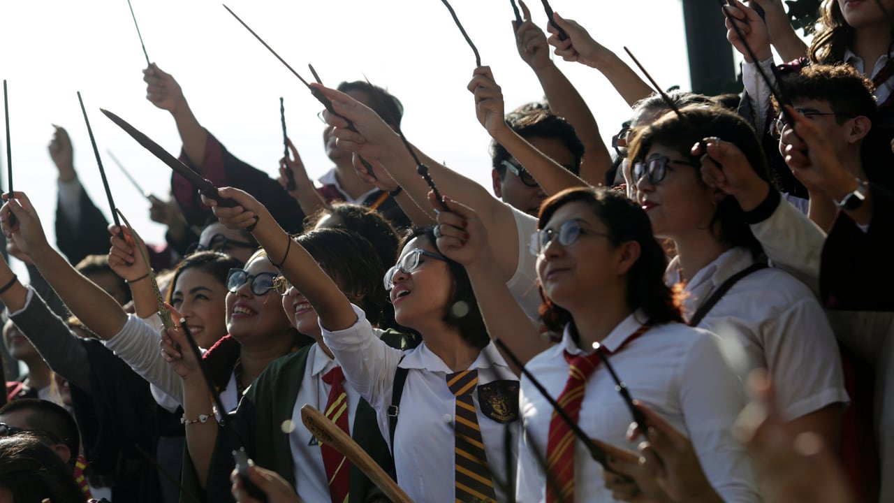 Harry Potter fans. Image: Reuters