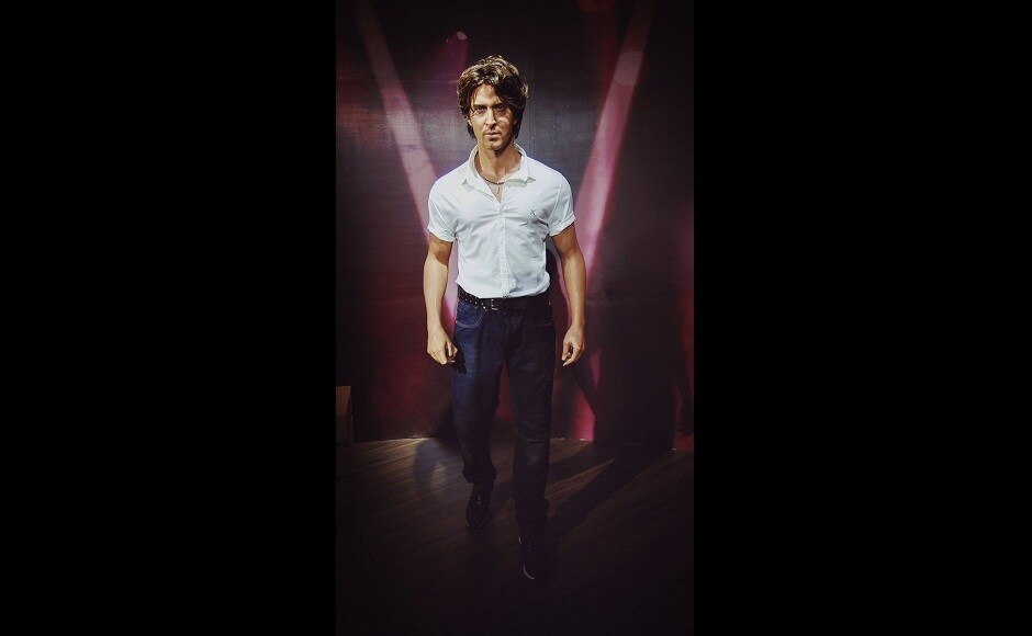 A wax figure of actor Hrithik Roshan at New Delhi's Madam Tussauds museum. Twitter/@tussaudsdelhi A wax figure of actor Hrithik Roshan at New Delhi's Madam Tussauds museum. Twitter/@tussaudsdelhi