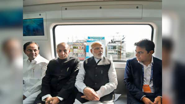 Narendra Modi inaugurates Hyderabad Metro: 30-km-long project cost Rs 16,000 crore, was stuck in limbo for decades