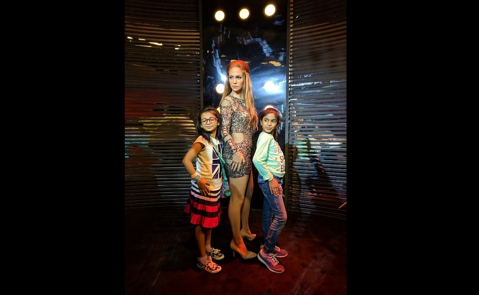 Two kids pose with a wax figure of American actress and singer Jennifer Lopez at Madam Tussauds Delhi. Twitter/@tussaudsdelhi Two kids pose with a wax figure of American actress and singer Jennifer Lopez at Madam Tussauds Delhi. Twitter/@tussaudsdelhi