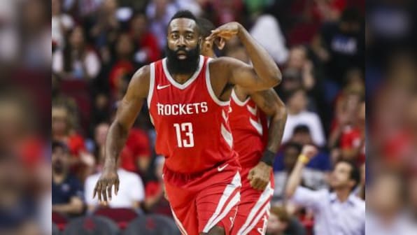 NBA: Rockets' James Harden scores career high 56 points to seal win over Jazz; Hawks defeat Cavaliers
