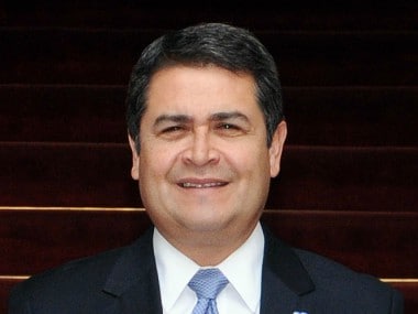 File image of Honduran president Juan Orlando Hernandez. Wikimedia Commons