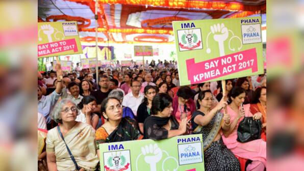 Karnataka doctors' protest: Around 50,000 medicos call off five-day strike, start treating out-patients