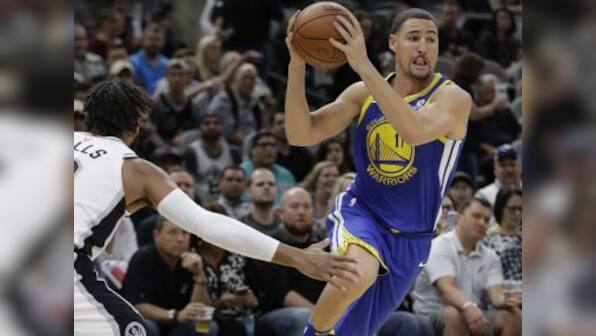 NBA: Klay Thompson helps Warriors defeat Spurs; Damian Lillard's late 3-pointer takes Trail Blazers past Lakers