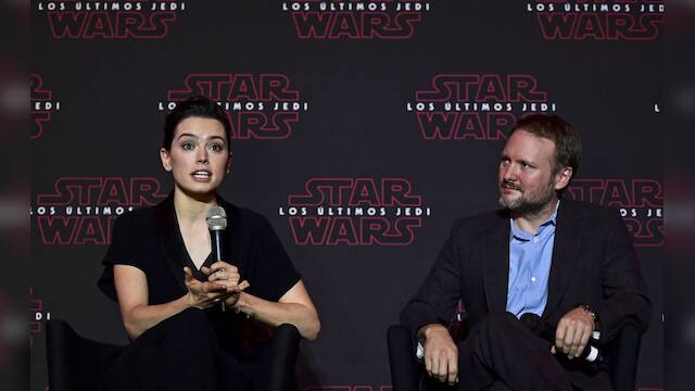 Daisy Ridley, Mark Hamill, Rian Johnson promote Star Wars: The Last ...
