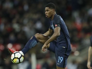 England's Marcus Rashford. AP