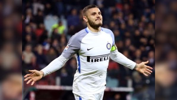 Serie A: Mauro Icardi nets brace to send Inter Milan top with win over Cagliari; Bologna, Verona win