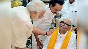 Narendra Modi in Chennai: PM raises red flag over 'factually incorrect' news; pays 'courtesy call' to M Karunanidhi